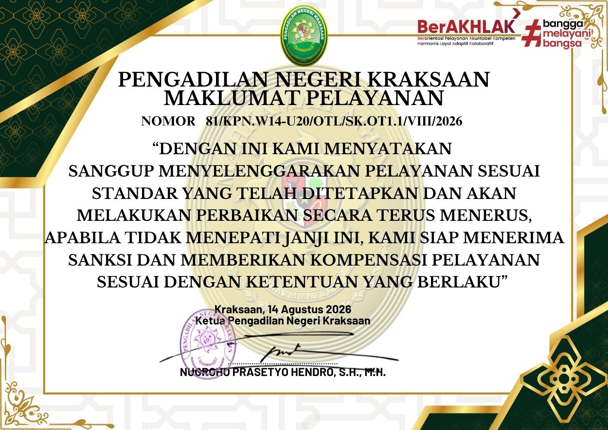 Maklumat Pelayanan